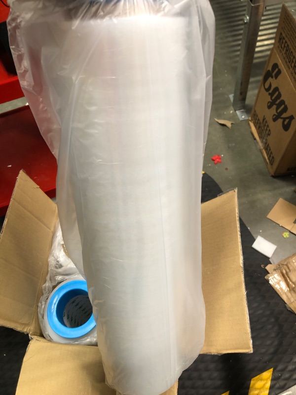 Photo 1 of 4 Pack Clear Stretch Wrap Industrial Strength with Plastic Handle 18" x 1000 Feet 80 Gauge, Plastic Pallet Supplies Durable Self-Adhering for Packing, Moving, Heavy Duty Shrink Film Rolls, BOMEI PACK Transparent