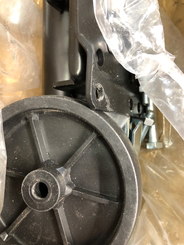 Photo 1 of Swivel Boat Trailer Jack 1500Lbs with 6-Inch Double Wheels 10" Vertical Travel with Bolt-on mounting Hardware for Trailer RV Camper (10" 1500lbs)