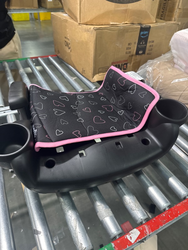 Photo 1 of Evenflo GoTime No Back Booster Car Seat (Amore Pink) No Back Amore Pink