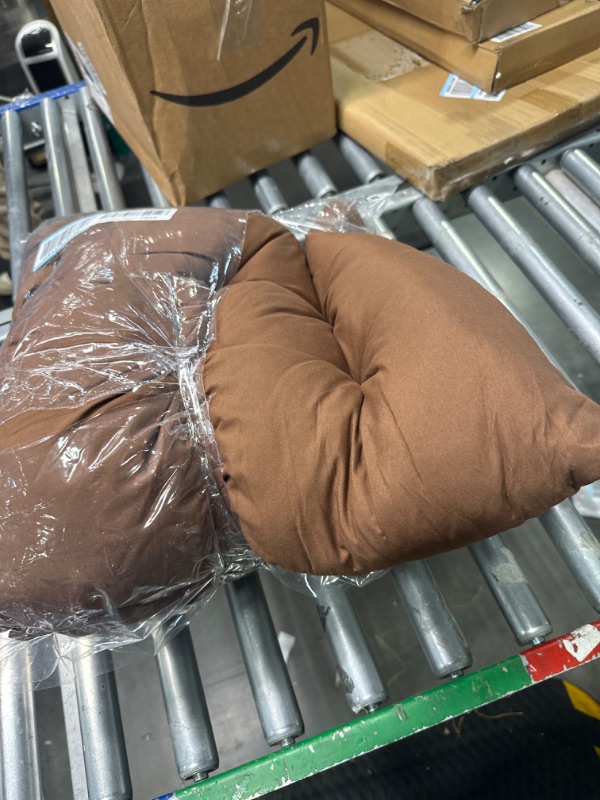 Photo 1 of 2 pc Brown Cushion