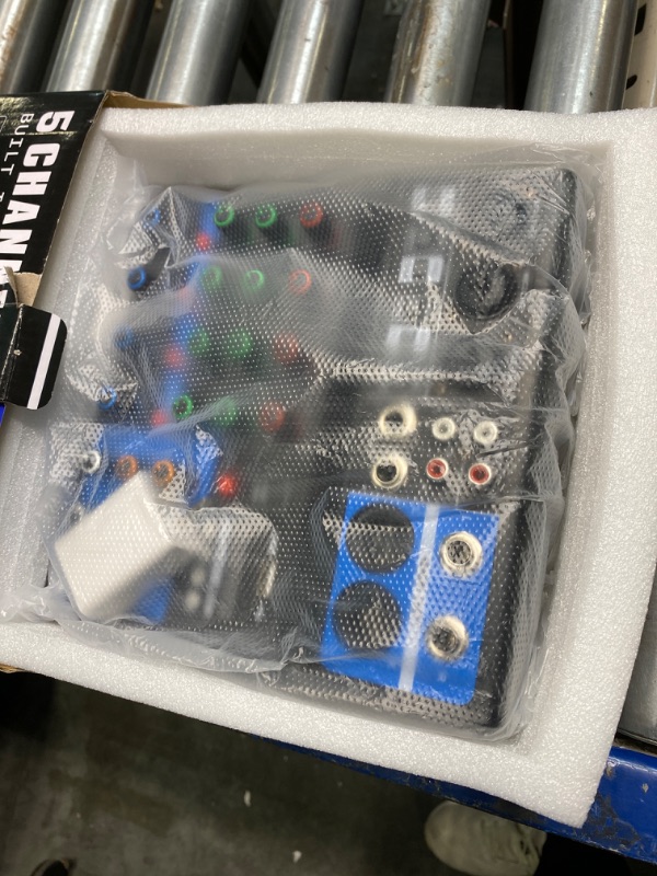 Photo 1 of Professional Audio Mixer, ALPOWL Sound Board Console System, Interface 5 Channel Digital USB Bluetooth MP3 Computer Input 48V Phantom Power Stereo DJ Studio Streaming FX 16-Bit DSP Processor 5-Channel