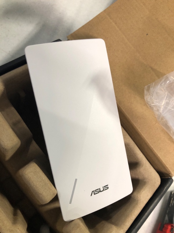 Photo 1 of ASUS AX1800 Dual Band WiFi 6 (802.11ax) Repeater & Range Extender (RP-AX56) - Coverage Up to 2200 sq.ft, Wireless Signal Booster for Home, AiMesh Node, Easy Setup
