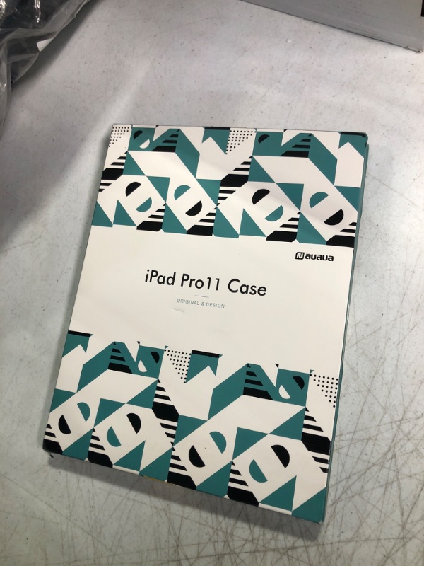 Photo 2 of auaua Case for iPad Pro 11 4th/3rd/2nd/1st Generation and one Screen Protector