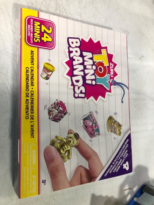 Photo 1 of Mini Brands Toys Limited Edition Advent Calendar by ZURU - 24 Day Advent Calendar 2023, Includes 4 Exclusive Minis, Real Miniature Brands Collectibles