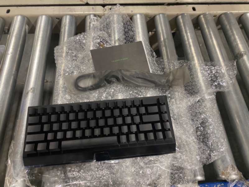 Photo 3 of Razer BlackWidow V3 Mini HyperSpeed 65% Wireless Mechanical Gaming Keyboard: HyperSpeed Wireless Technology - Green Mechanical Switches- Tactile & Clicky - Doubleshot ABS keycaps - 200Hrs Battery Life
