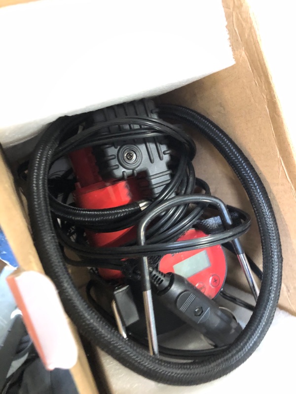 Photo 3 of ***DAMAGED//SOLD AS PARTS*** .
epauto 12V DC Portable Air Compressor Pump, Digital Tire Inflator
