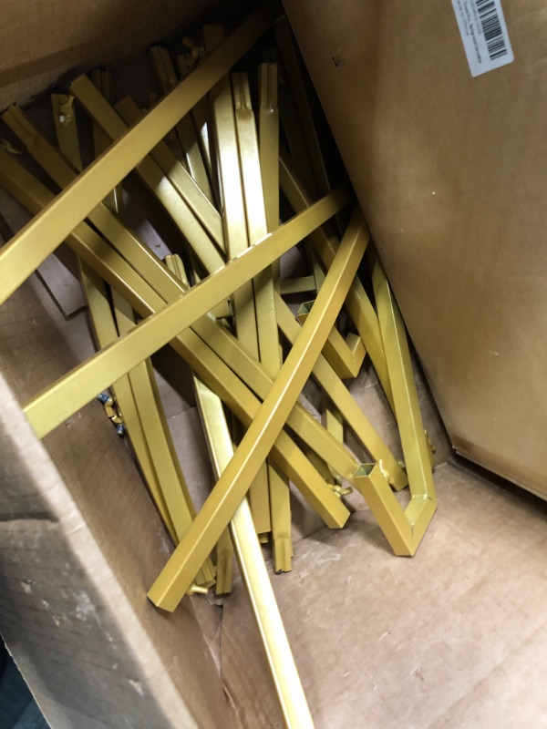 Photo 1 of Fomcet 5FT Round Wedding Arch Circle Backdrop Stand Balloon Frame Gold Metal Wedding Arch for Ceremony Birthday Party Baby Shower Anniversary Bridal Graduation Background Decoration 5FT Gold