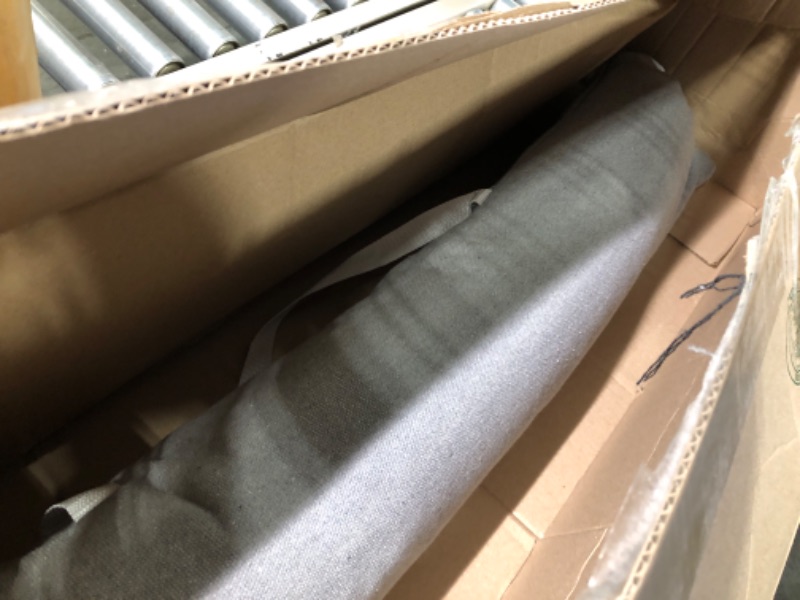 Photo 1 of Project One Hanging Rope Hammock Chair, Hanging Rope Swing Seat with 2 Pillows, Carrying Bag, and Hardware Kit Perfect for Outdoor/Indoor Yard Deck Patio and Garden, 300 Pound Capacity (Light Grey)