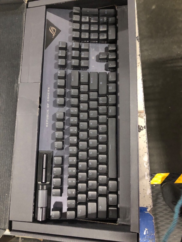 Photo 2 of ASUS ROG Azoth 75% Wireless DIY Custom Gaming Keyboard, OLED Display, Three-Layer Dampening, Hot-Swappable ROG NX Red Switches & Keyboard Stabilizers,...*****SIMILAR******