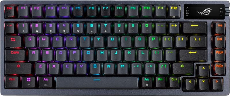 Photo 1 of ASUS ROG Azoth 75% Wireless DIY Custom Gaming Keyboard, OLED Display, Three-Layer Dampening, Hot-Swappable ROG NX Red Switches & Keyboard Stabilizers,...*****SIMILAR******