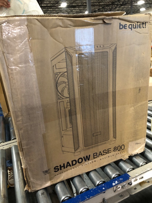 Photo 2 of be quiet! Shadow Base 800 - Mid-Tower PC Gaming Case - 420mm radiators or E-ATX motherboards Support - Black - BGW60 ***USED*** 