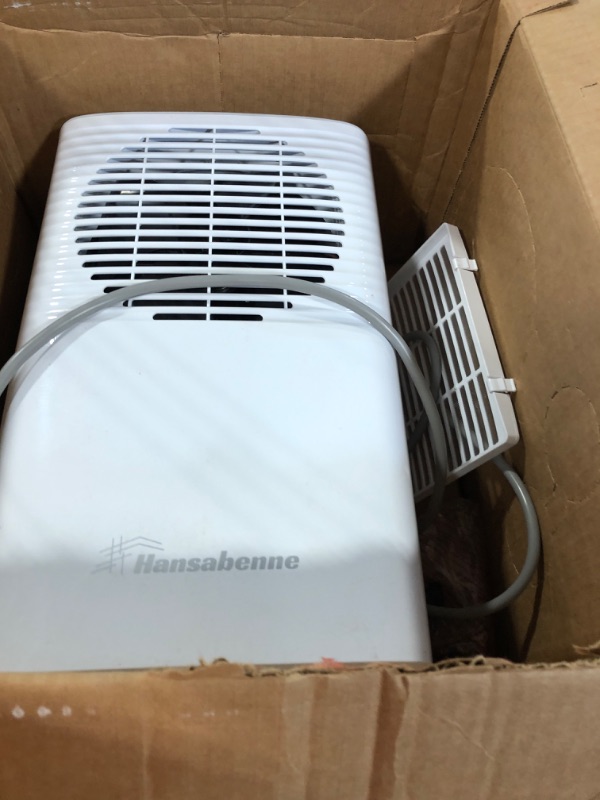 Photo 2 of 30-Pints Dehumidifier for Basements - 2000 Sq. Ft. Dehumidifier with Auto or Manual Drainage - Compact Dehumidifier with Intelligent Humidity Control | Auto Defrost | Dry Clothes
