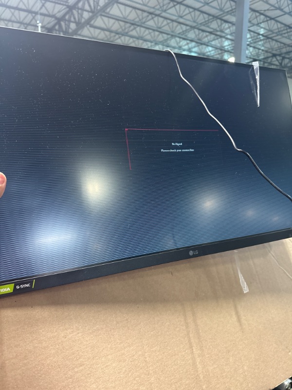 Photo 5 of *damaged* LG 27GL83A-B 27-Inch Class UltraGear Gaming Monitor, QHD IPS Display (Black)