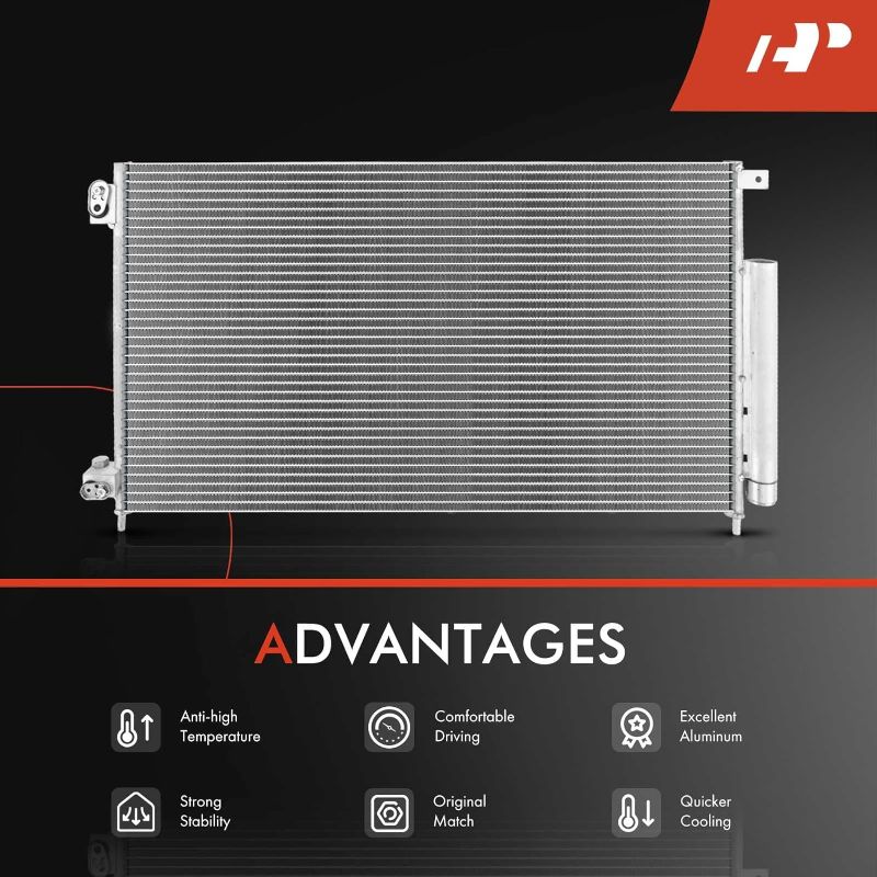 Photo 1 of A-Premium Air Conditioning A/C Condenser Compatible with 2003-2007 Honda Accord 2.4L 3.0L, Replace# 80110SDRA01*****similar****