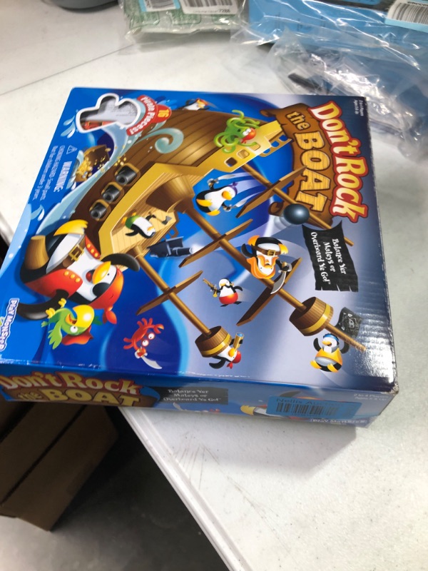 Photo 1 of Don't Rock The Boat — Children's Game — Balance Yer Mateys or Overboard Ye Go — For Ages 5+ — 2-4 Players
