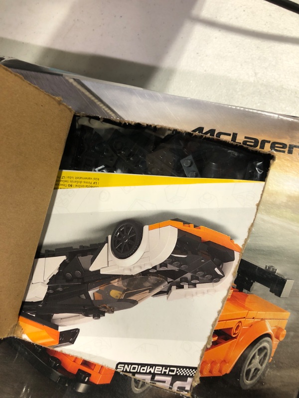 Photo 1 of LEGO Speed Champions McLaren Solus GT & McLaren F1 LM 76918, 2 Iconic Race Car Toys, Hypercar Model Building Kit, Collectible 2023 Set