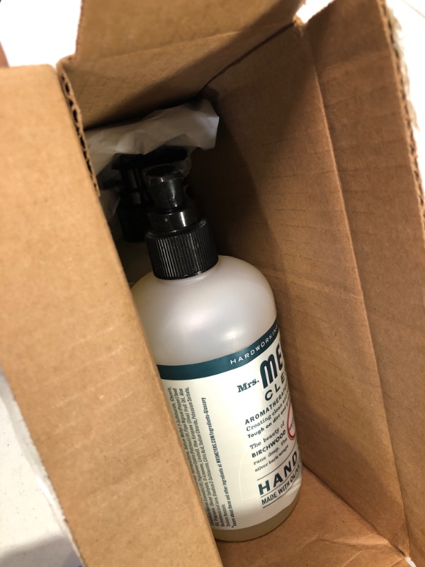 Photo 1 of MRS. MEYER'S CLEAN DAY Hand Soap, Birchwood, Made with Essential Oils, 12.5 oz - Pack of 3