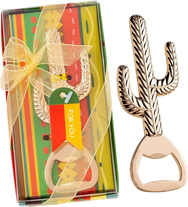 Photo 1 of 24 PCS Cactus Bottle Openers for Mexican Theme Party Favors Wedding Favors Bridal Shwoer Favors,Gifts,Souvenirs or Mexican Party Supplies and Decorations for Guests