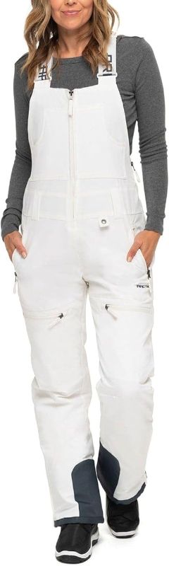 Photo 1 of Arctix Women's Eco Friendly Traverse Bib Overalls White Small Tall