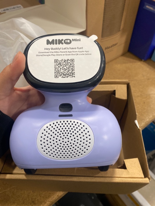 Photo 2 of **SEE NOTES** MIKO Mini: AI Robot for Kids | Fosters STEM Learning & Education | Packed with Games, Dance, Singing | Child-Safe Conversational Learning | Ideal Christmas Gift for Boys & Girls 5-12 Purple