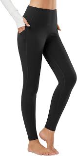 Photo 1 of BALEAF Women's Leggings Thermal Warm Winter Tights Yoga Pants Cold Weather with Pockets sz XS
