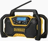 Photo 1 of DEWALT 12V/20V MAX Bluetooth Radio, Cordless, 100 ft Range, 3.5” Subwoofers, Portable for Jobsites (DCR028B)