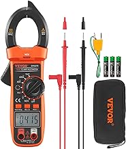 Photo 1 of VEVOR Digital Clamp Meter T-RMS, 6000 Counts, 600A Clamp Multimeter Tester, Measures Current Voltage Resistance Data Retention, w/NCV for Home Appliance, Railway Industry Maintenance (AC/DC Current) AC/DC Current 6000 Counts