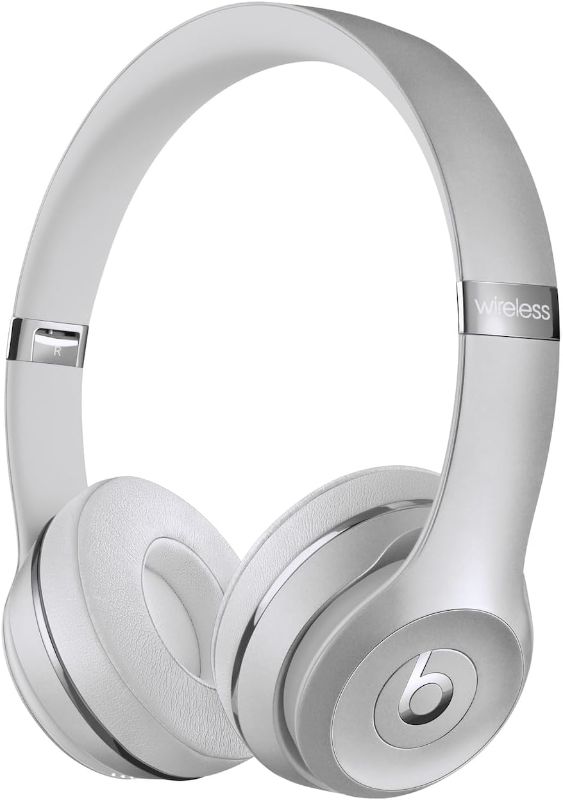 Photo 1 of 
Beats Solo3 Wireless On-Ear Headphones - Apple W1 Headphone Chip, Class 1 Bluetooth, 40 Hours of Listening Time, Built-in Microphone - Silver
Color:Silver