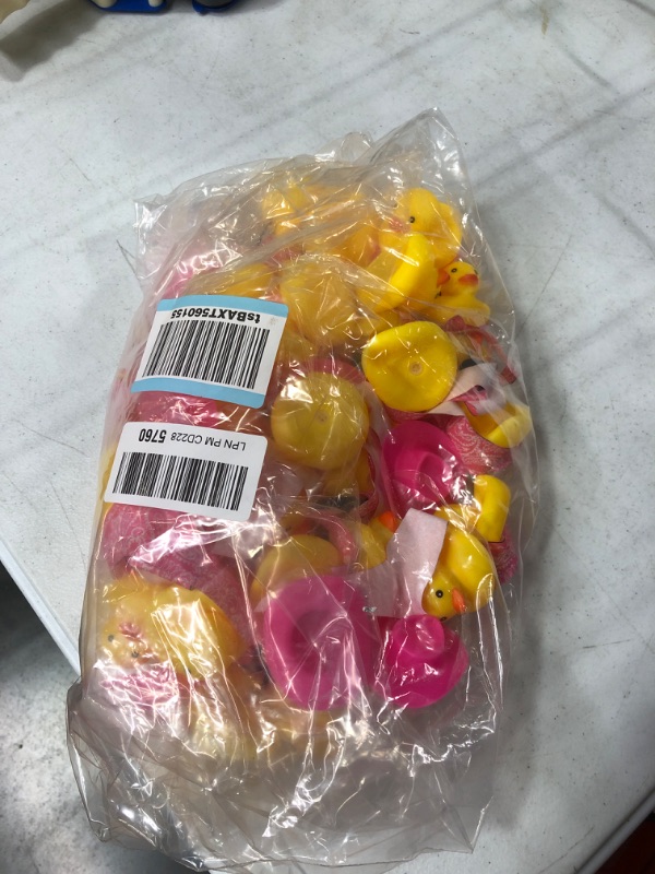 Photo 1 of 48 Pcs Cowboy Rubber Duck Mini Yellow Duckies Tiny Ducks Bathtub Toys with Cowboy Hat Paisley Bandana Sunglasses for Summer Baby Shower Birthday Gift Swimming Party Favor(Bright Style)