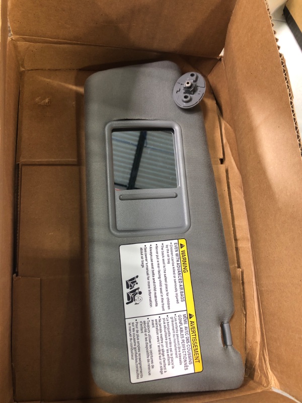 Photo 2 of NHILES Left Driver Side Sun Visors Compatible with Toyota Tacoma 2005-2012 Without Light #74320-04181-B1 Grey Grey Left Driver Side