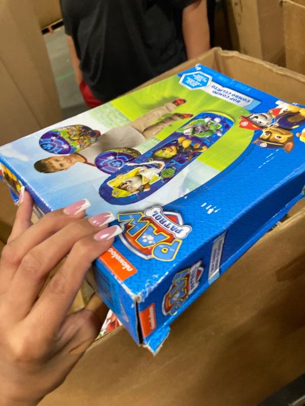 Photo 1 of Hedstrom Paw Patrol Bop Bag Inflatable Punching Bag & Gloves Set (56-85481), 36 Inch 36" Bop Bag & Gloves Paw Patrol Style 1