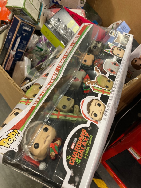 Photo 1 of Funko Pop! Marvel Holiday: Guardians of The Galaxy 5 Pack, Amazon Exclusive