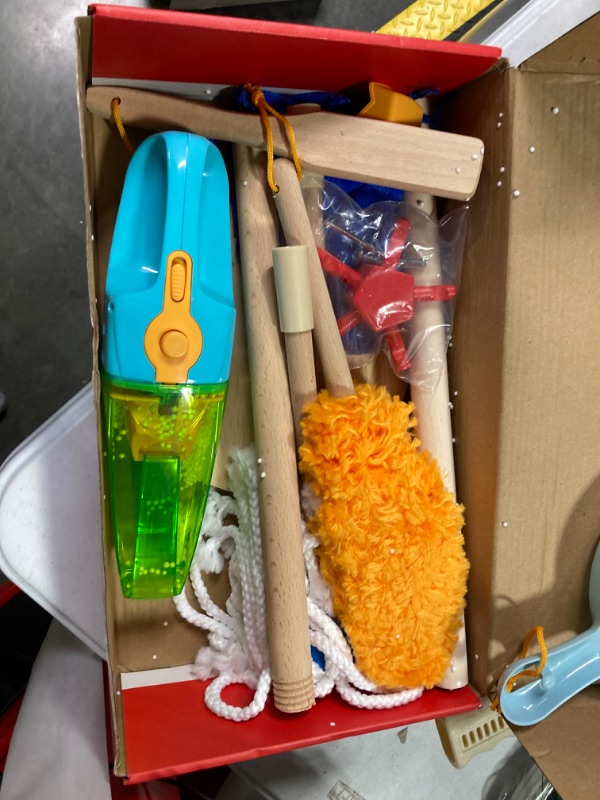 Photo 1 of Kids Cleaning Set with Electric Vacuum Cleaners, Pretend Play Housekeeping Set, Toddler Cleaning Toys for Girls Boys Age 3+