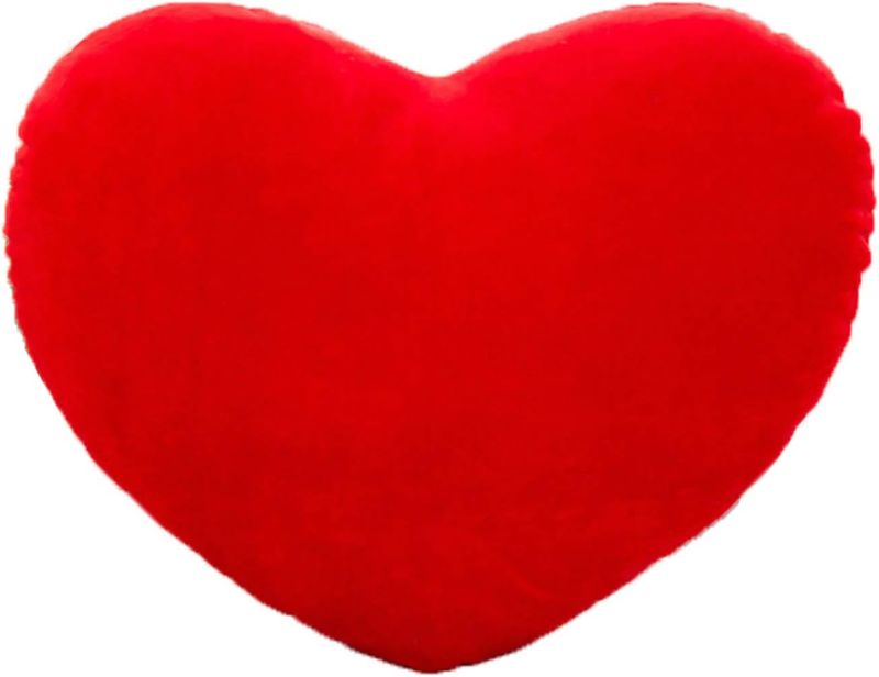 Photo 1 of YINGGG Cute Plush Red Heart Pillow, Cushion Toy Throw Pillows for Kids' Friends/Children/Girl/Valentine's Day Fit for Living Room/Bed Room/Dining Room/Office and Sofa/Cars/Chairs