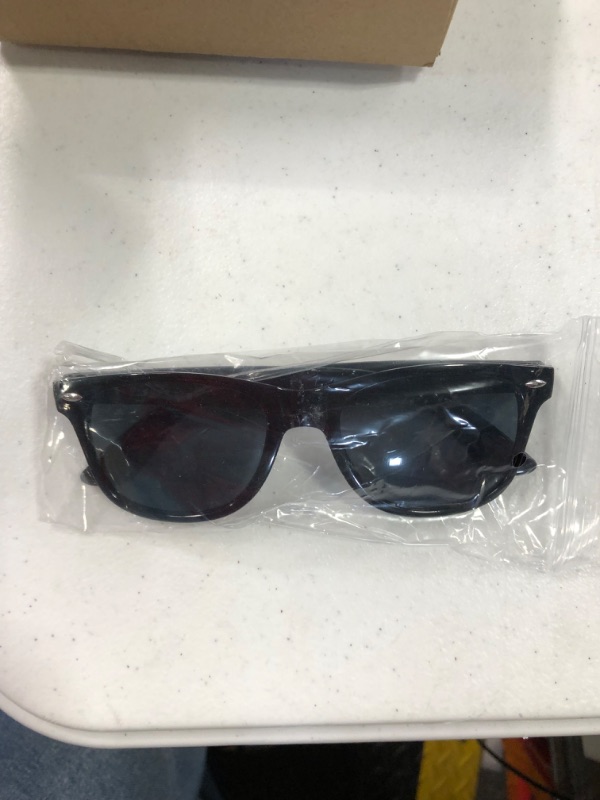 Photo 1 of ASTARON 12 Pack Party Sunglasses Bulk Neon Party Favors for Beach Wedding Party Pool Party Supplies, Black