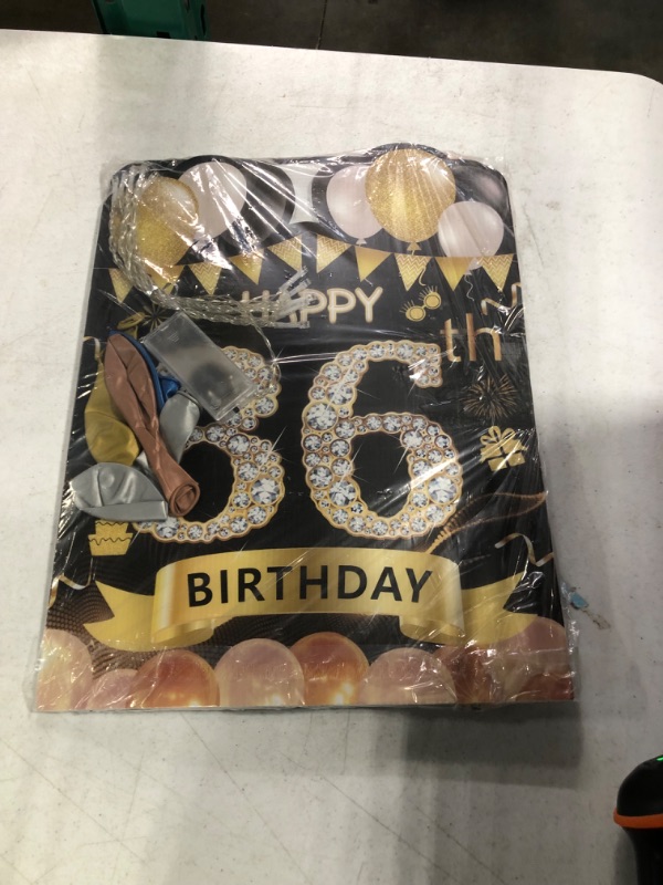 Photo 1 of 2Pcs 16" Large Happy 68th Birthday Party Yard Sign Decorations for Women & MEN,Black Gold 68th Birthday Yard Signs with Stakes,Weatherproof Outdoor Lawn Decorations