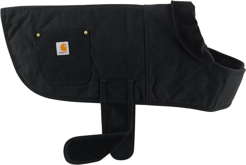 Photo 1 of Carhartt Firm Duck Insulated Dog Chore Coat Black, Large Large Black