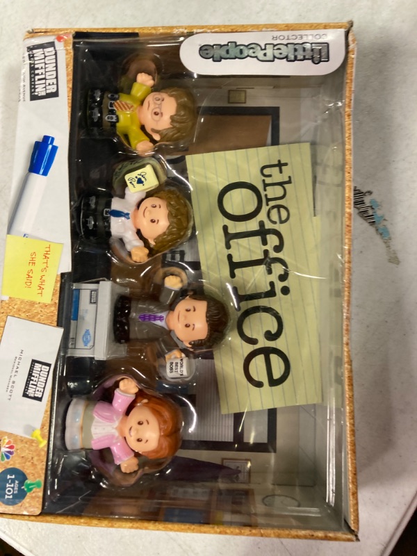 Photo 2 of Fisher-Price Little People Collector The Office Figure Set, 4 character figures from the American TV show