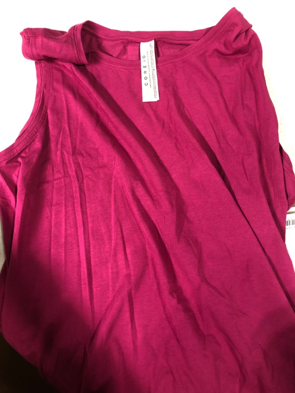 Photo 1 of Amazon Essentials Women's Soft Cotton Standard-Fit Yoga Tank (Available in Plus Size) (Previously Core 10) - XL - COLOR PLUM