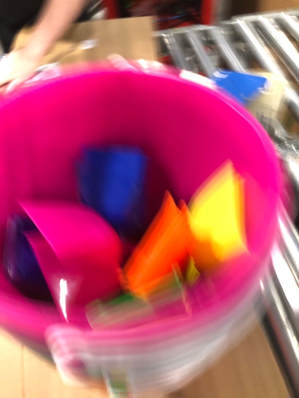 Photo 1 of 4E's Novelty 9" Large Sand Bucket with Shovel [12 Pack Bulk] Beach Buckets - Beach Toys for Kids & Toddlers, Party Favors