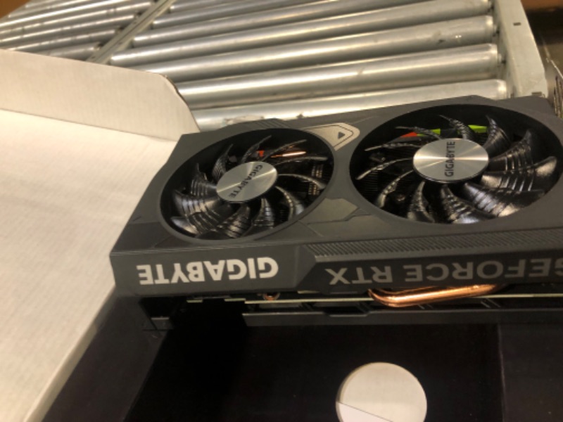 Photo 5 of GIGABYTE GeForce RTX 4060 WINDFORCE OC 8G Graphics Card, 2X WINDFORCE Fans, 8GB 128-bit GDDR6, GV-N4060WF2OC-8GD Video Card