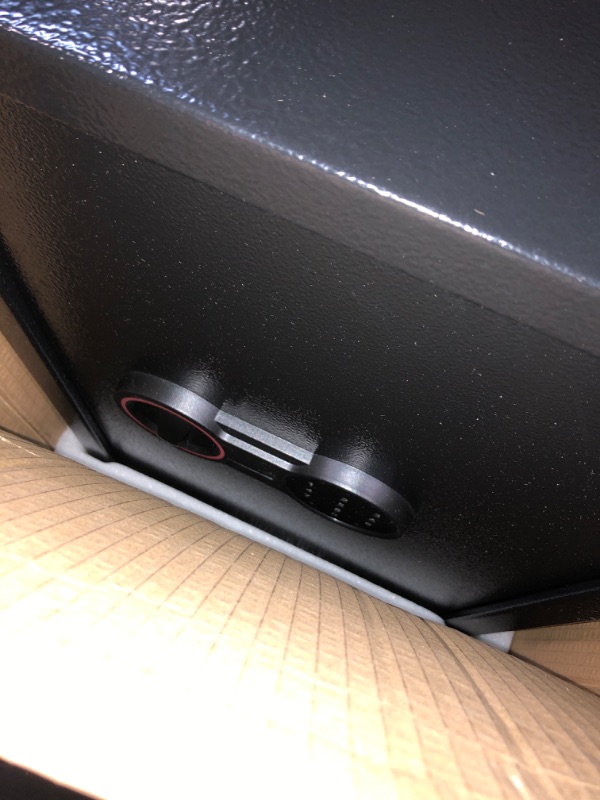 Photo 1 of 2.5 Cub Large Home Safe Fireproof Waterproof, Anti-theft Fireproof Safe Box with Programmable Keypad, Spare Keys and Removable Shelf, Digital Security Safe for Home Money Firearm Documents Medicines
