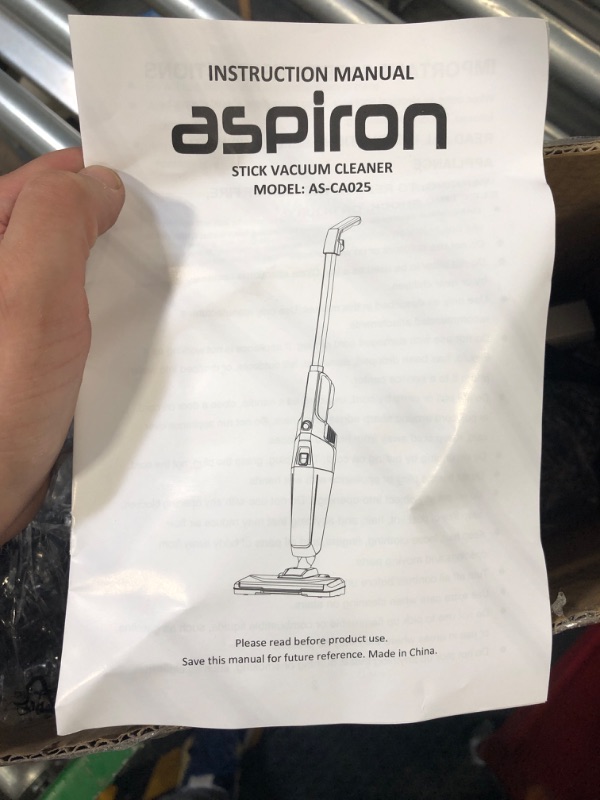 Photo 1 of Aspiron Corded Vacuum Cleaner Floor, Small Vacuum Cleaner with 20kPa Powerful Suction & 0.88QT Dust Cup, 32ft Power Cord, 5-in-1 Handheld Lightweight Bagless Vacuum Cleaner for Home, Carpet and Floor
