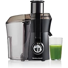 Photo 1 of Hamilton Beach Juicer Machine, Big Mouth Large 3” Feed Chute for Whole Fruits and Vegetables, Easy to Clean, Centrifugal Extractor, BPA Free, 800W Motor, Black
