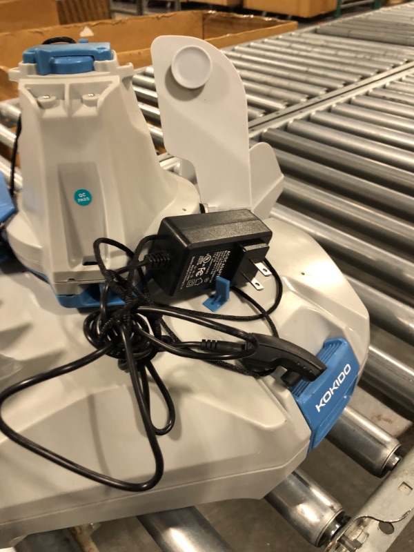 Photo 1 of (Upgraded) KOKIDO Cordless Robotic Pool Floor Cleaner, Automatic Pool Vacuum for Flat Bottom Above/Inground Pools up to 30 Feet. Dirt, Sand, Debris & Leaves (max 5 inch), Last 90 Mins, XTROJET 320