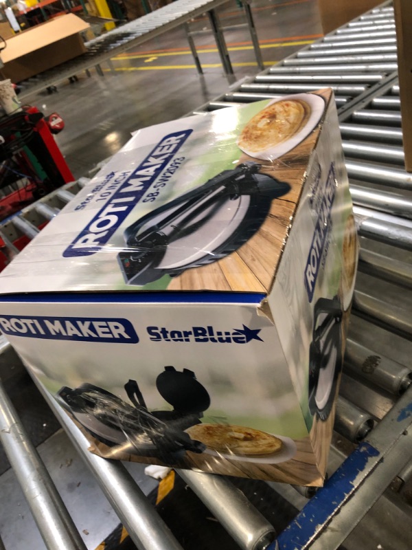 Photo 5 of 10inch Roti Maker by StarBlue with FREE Roti Warmer - The automatic Stainless Steel Non-Stick Electric machine to make Indian style Chapati, Tortilla, Roti AC 110V 50/60Hz 1200W SB-SW2093