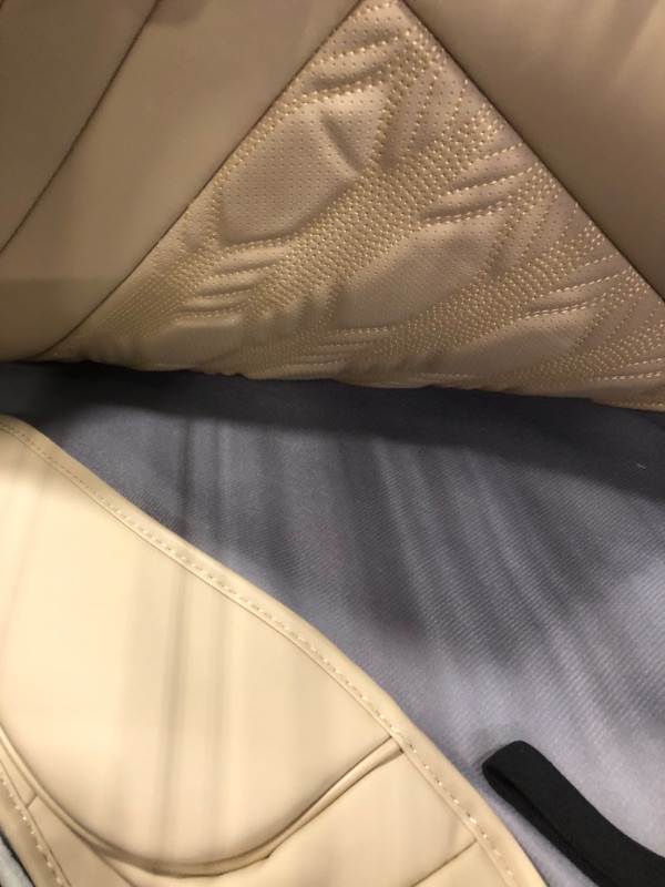 Photo 1 of Coverado Car Seat Covers Fullset 5PCS, Waterproof Leather Front and Back Seat Covers Cushion Cover for Pickup Truck Fit for 2015-2023 Ford F150 F250 F350 F450 Regular Super Crew Cab(Beige) Beige FullSet