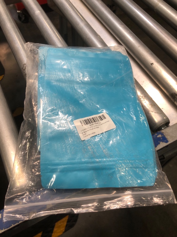 Photo 1 of 5.5"x7.8" 120pcs Smell Proof Mylar Bags for Food Storage, Stand-up Resealable Mylar Bags Food Storage Bags with Matte Window, Foil Pouch Stand-up Bags for Food Self Sealing Storage?Blue ? 5.5"x7.8" blue