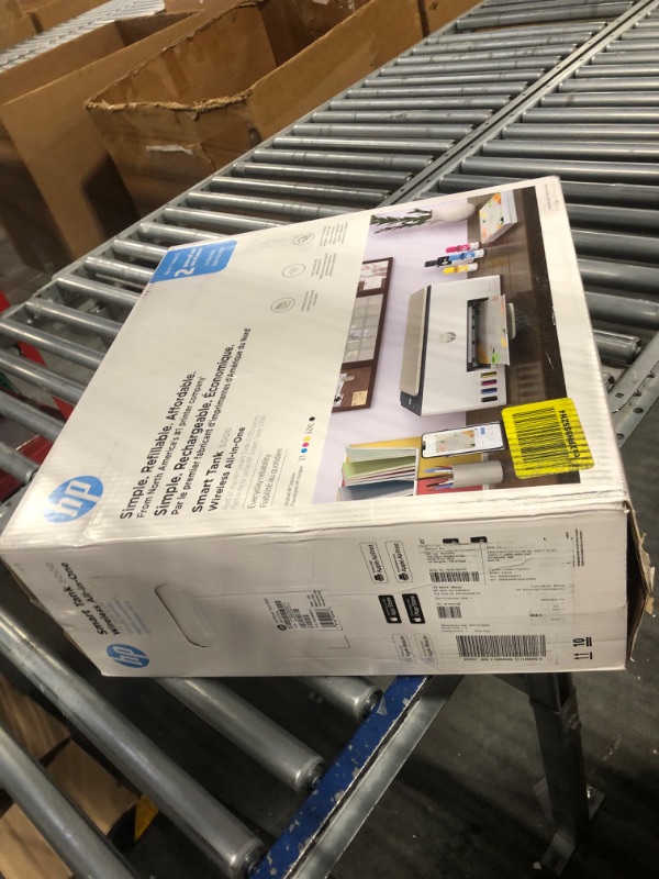 Photo 7 of HP Smart Tank 5000 Wireless All-in-One Ink Tank Printer with up to 2 years of ink included, mobile print, scan, copy, white, 17.11 x 14.23 x 6.19