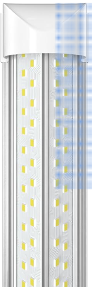 Photo 1 of *ONLY ONE* ELEKICO 8Ft Led Shop Light, Super Bright 100W 15000LM 5000K Led Shop Light 8Ft, Durable Save 70% More Energy LED Shop Lights 8 Foot with Plug for Garage Warehouses Shops 1 Pack